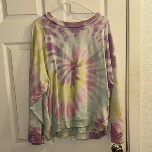 Lonely Ghost Text Me When You Get Home Tie-Dye Sweatshirt